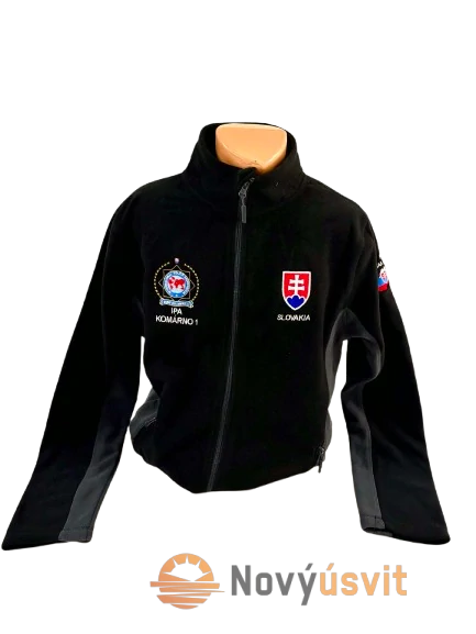 Flisová bunda IPA unisex čierna L