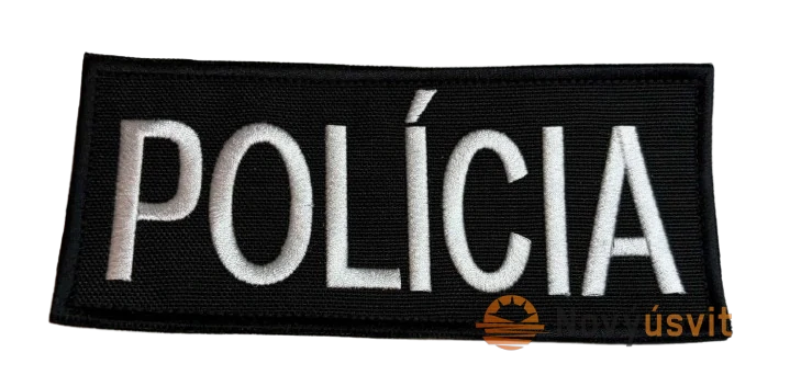 Výšivka Polícia 18cm x 8cm