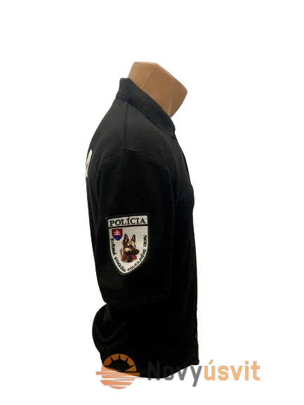 Pánska polokošeľa kynologia POLICIA čierna XL