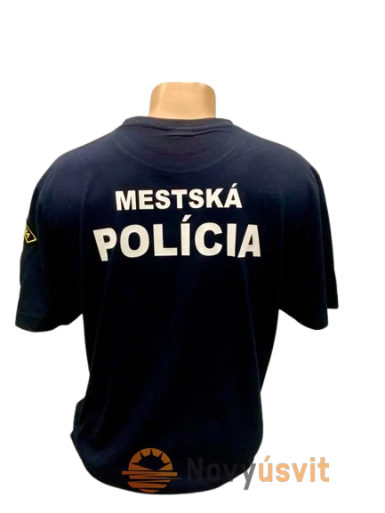 Pánske tričko Mestská polícia modré S