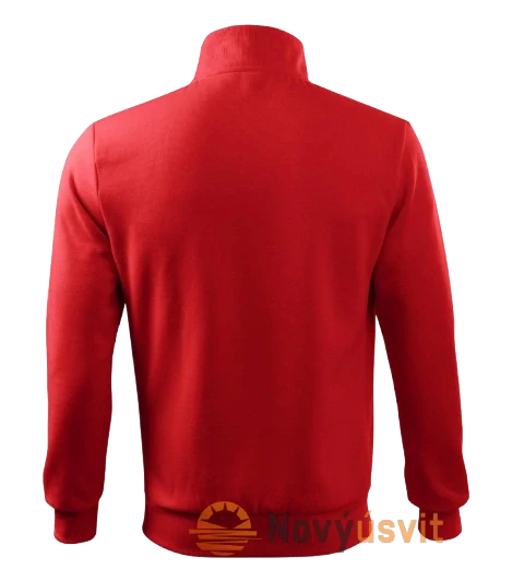Pánska mikina na zips ADVENTURE Červená XXXL