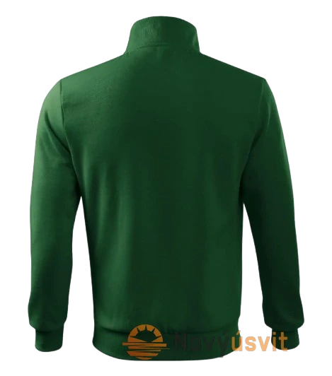 Pánska mikina na zips ADVENTURE Zelená XL