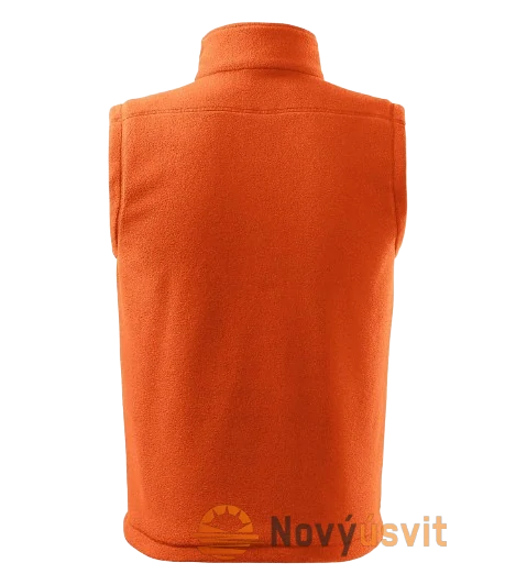 Unisex Fleece vesta bez rukávov NEXT Oranžová