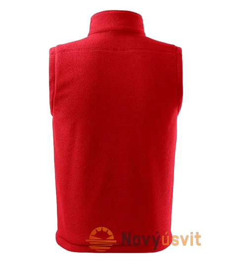 Unisex Fleece vesta bez rukávov NEXT Červená
