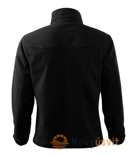 Pánska fleece Mikina JACKET Čierna