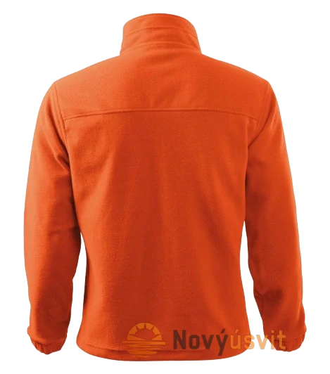 Pánska fleece Mikina JACKET Oranžová 
