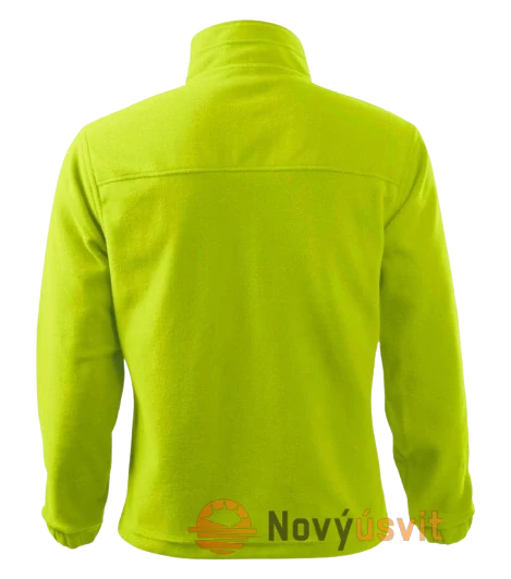 Pánska fleece Mikina JACKET Zelená 2