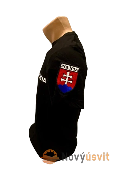 Pánske tričko bez suchých zipsov čierne S