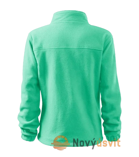 Dámska fleece Mikina JACKET Tyrkysová