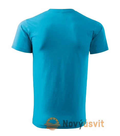 Pánske tričko BASIC Tyrkysová XXXL