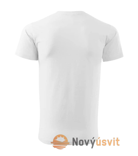 Pánske tričko BASIC Biela XXXL