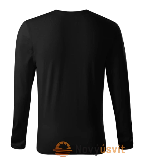 Pánske tričko s dlhým rukávom BRAVE Čierna