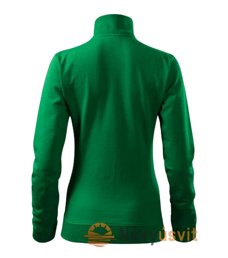 Dámska mikina na zips VIVA Zelená