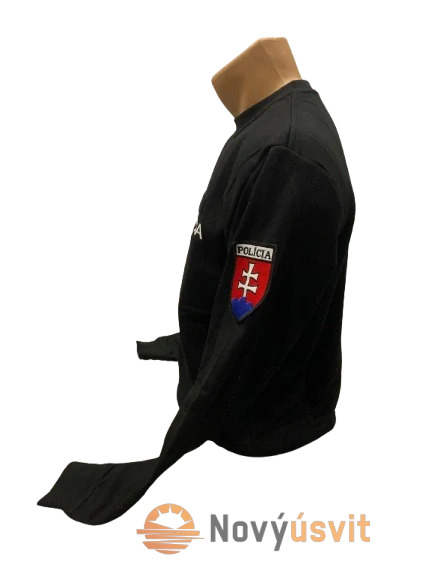Mikina vyšívaná unisex čierna XXL