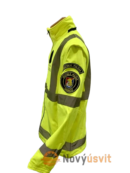 Softshell bunda Mestská Polícia - žltá XXXL