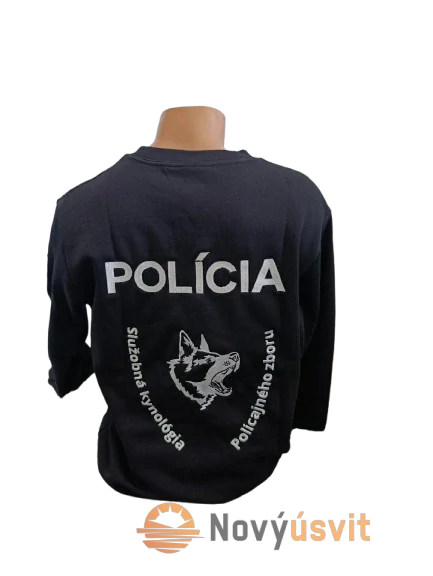 Mikina kynologia vyšívaná unisex čierna