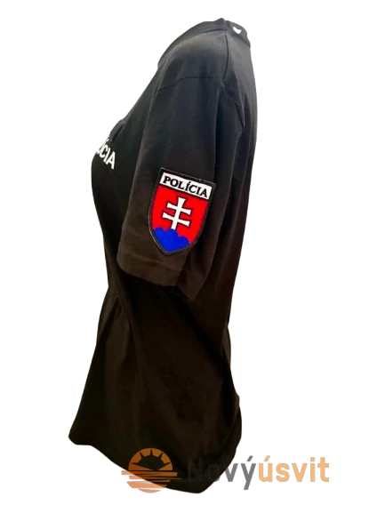 Dámske tričko čierne vyšívané