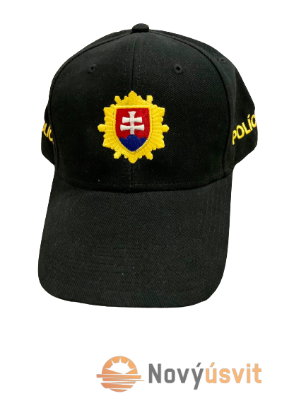 Šiltovka Polícia čierna