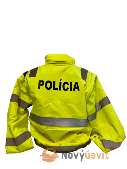 Bomber bunda Polícia žltá - XXL