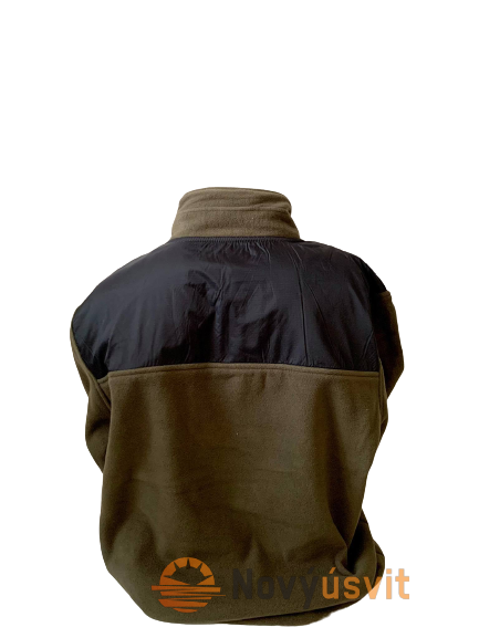 Flisová bunda unisex zelená - XL