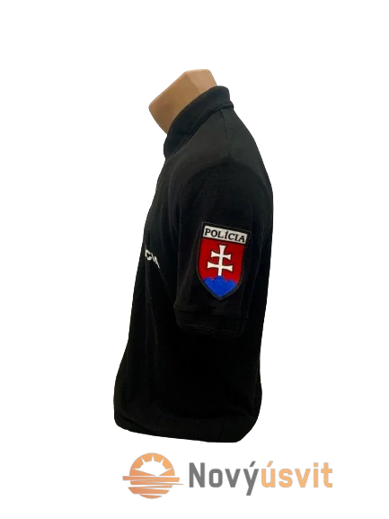 Pánska polokošeľa kynologia POLICIA čierna XL