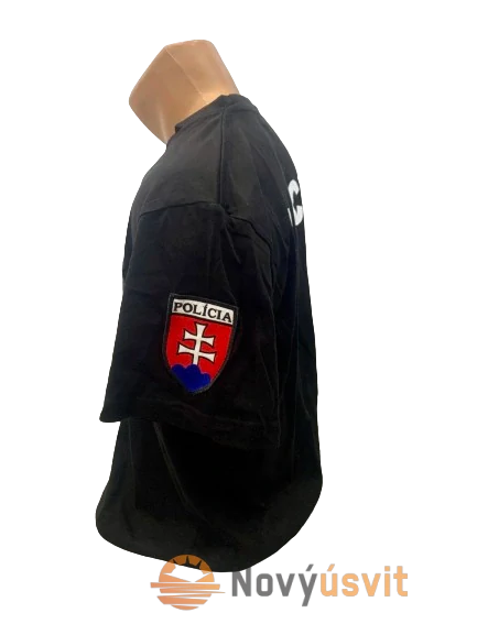 Pánske tričko kynologia POLICIA čierne XS