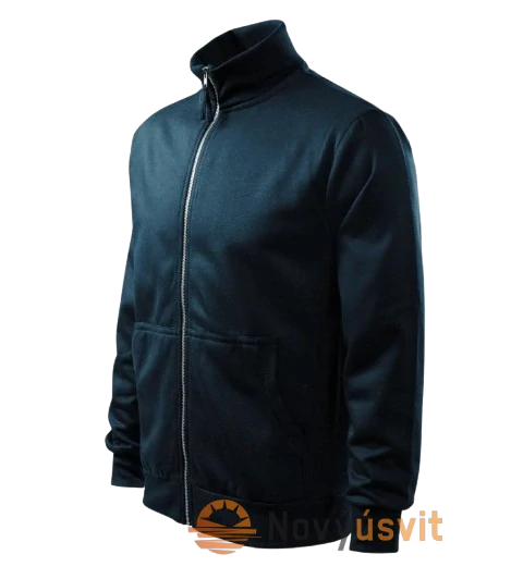 Pánska mikina na zips ADVENTURE Tmavo - Modrá XXXL