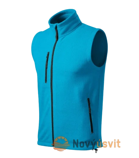 Unisex Fleece vesta bez rukávov EXIT Tyrkysová