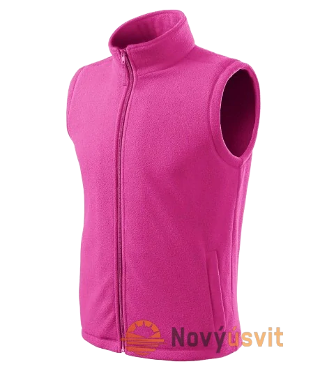 Unisex Fleece vesta bez rukávov NEXT Ružová