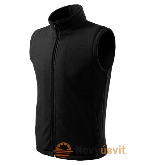 Unisex Fleece vesta bez rukávov NEXT Čierna