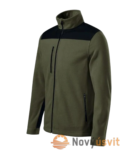 Pánska fleece bunda EFECT Olivová 