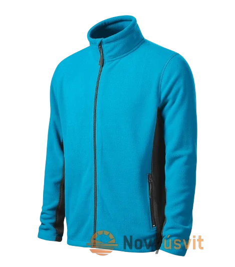 Pánska fleece bunda FROSTY Tyrkysová 