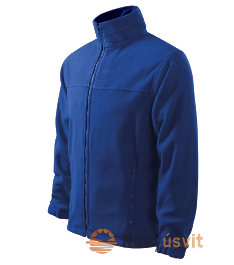 Pánska fleece Mikina JACKET Kráľovská - modrá