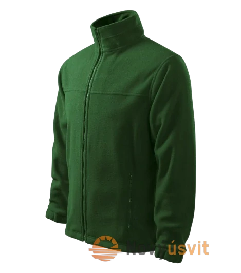 Pánska fleece Mikina JACKET Zelená 
