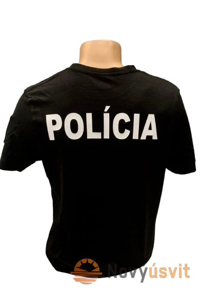 Pánske tričko bez suchých zipsov čierne S