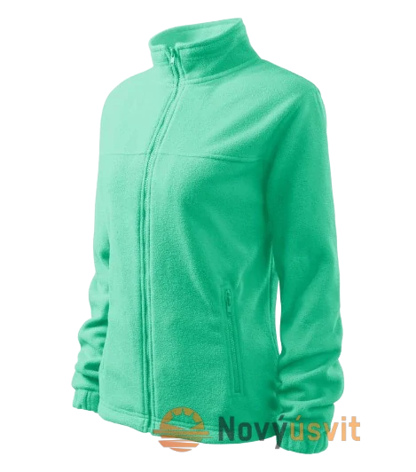 Dámska fleece Mikina JACKET Tyrkysová