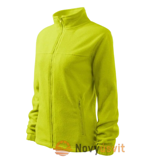 Dámska fleece Mikina JACKET Limetka