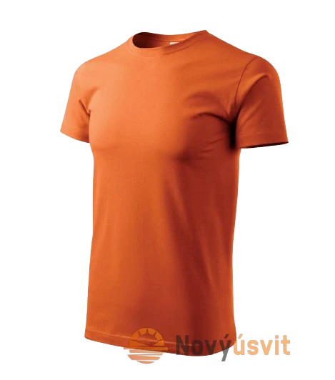 Pánske tričko BASIC Oranžová XXXL