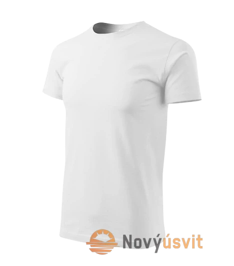 Pánske tričko BASIC Biela XXXL