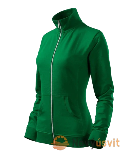 Dámska mikina na zips VIVA Zelená