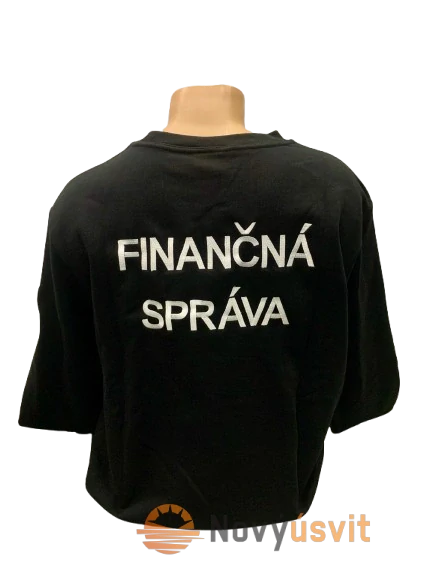 Mikina unisex vyšívaná čierna FS