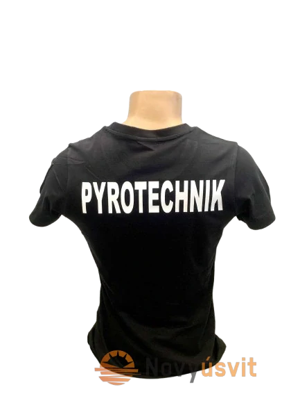 Pánske tričko čierne Pyrotechnik