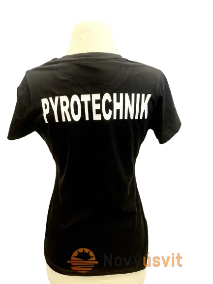 Dámske tričko čierne Pyrotechnik