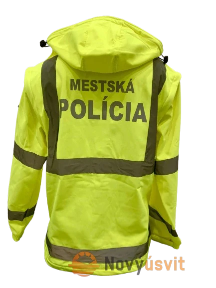 Softshell bunda Mestská Polícia - žltá XXXL