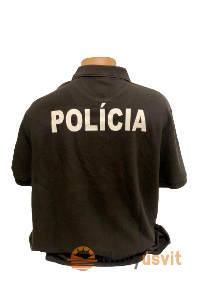 Pánska polokošeľa čierna kynologia - XXXL