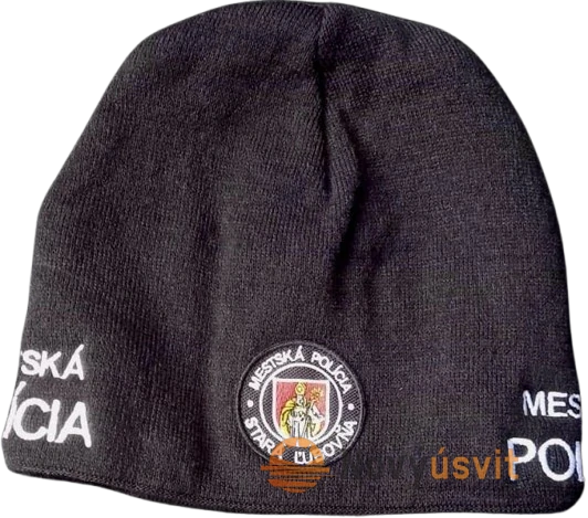 Čiapka Mestská Polícia Čierna