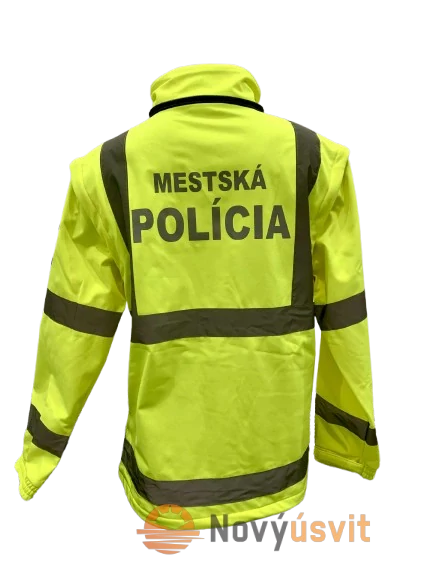 Softshell bunda Mestská Polícia - žltá XXXL
