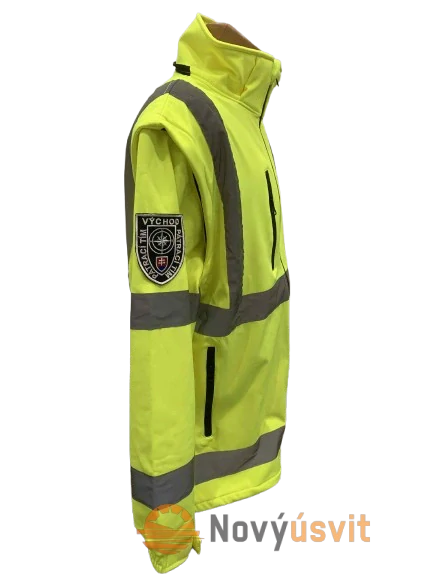 Softshell bunda Pátrací tím - žltá L