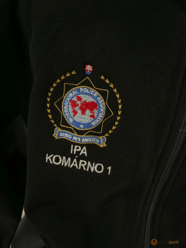 Flisová bunda IPA unisex čierna L
