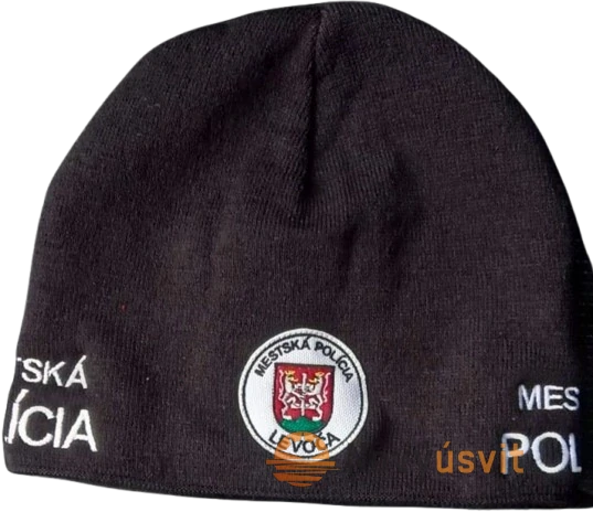 Čiapka Mestská Polícia Čierna
